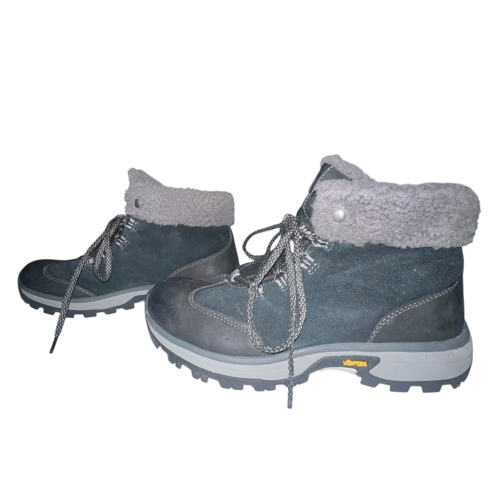 EDDIE BAUER Rainier Waterproof Mid Boots Women's Size 8.5 Vibram Soul Hiking